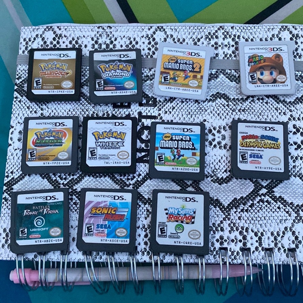 3DS, DSI and DS games